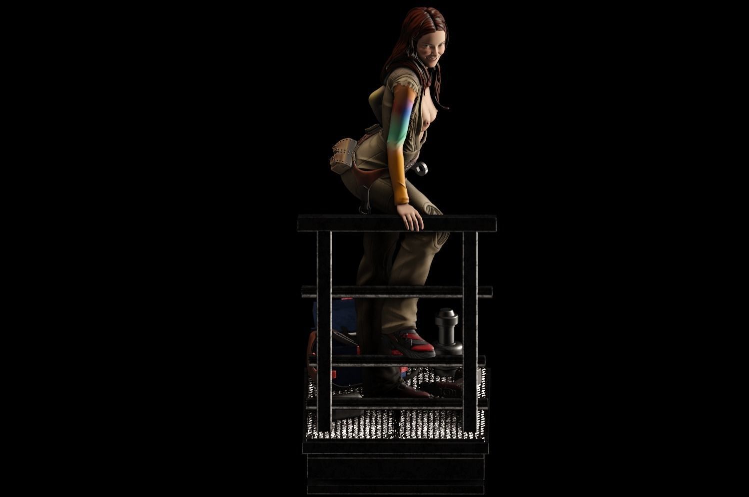 Kaywinnet Lee Kaylee Frye - 1to10 statue STL file NSFW 3D print model_28