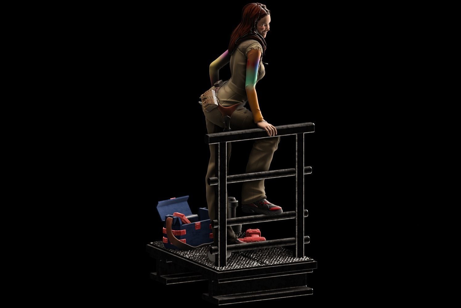 Kaywinnet Lee Kaylee Frye - 1to10 statue STL file NSFW 3D print model_9