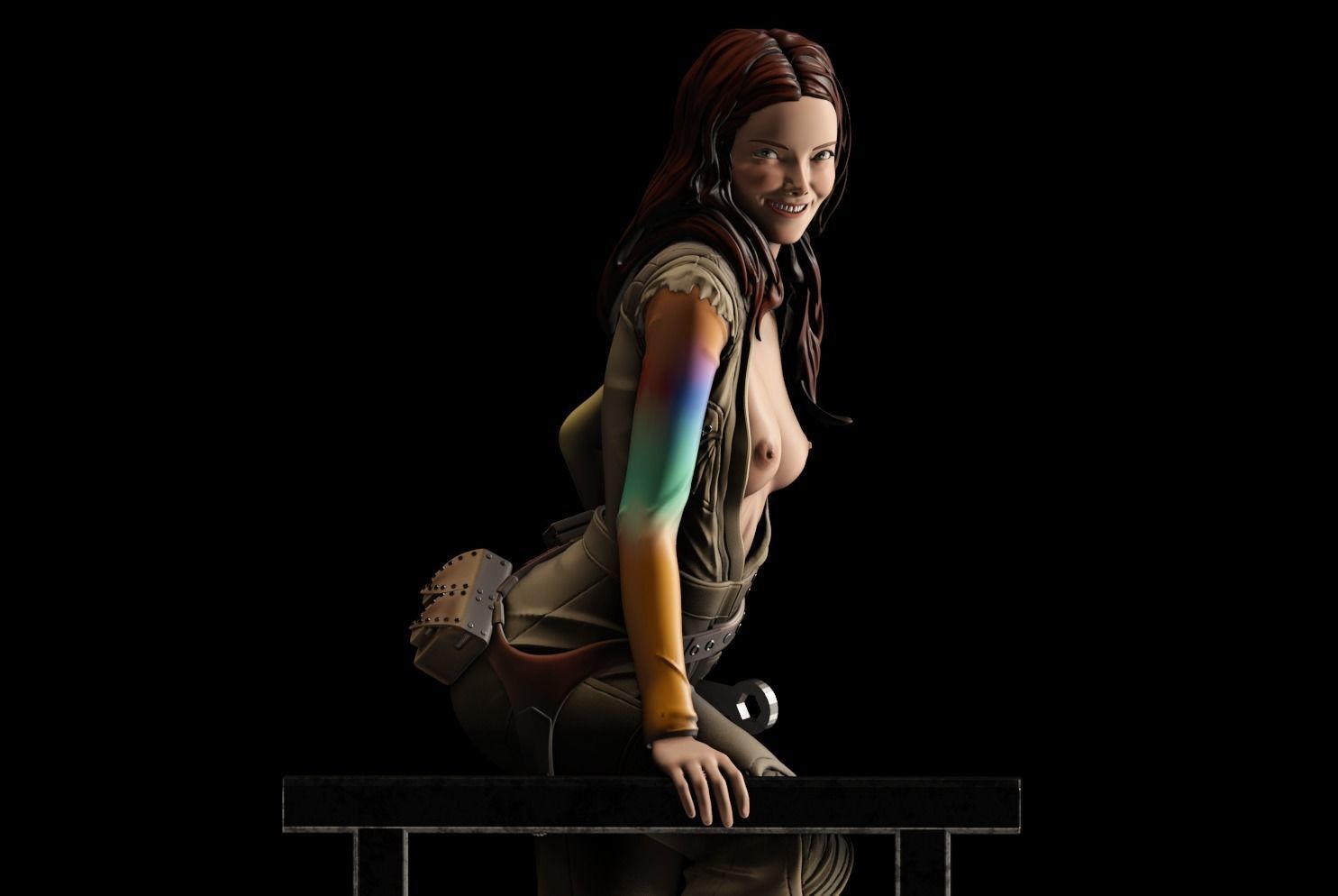 Kaywinnet Lee Kaylee Frye - 1to10 statue STL file NSFW 3D print model_20