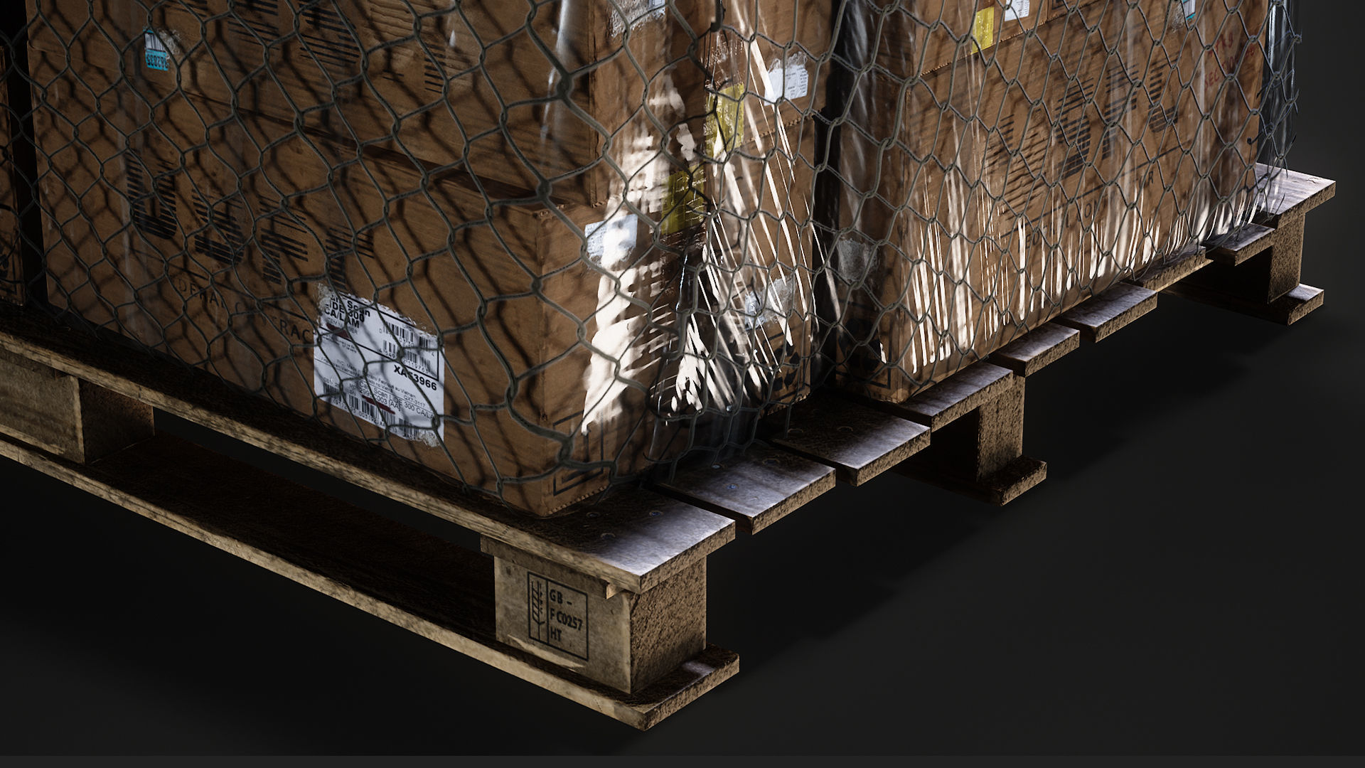 Military Box Cargo Vol 1 Low-poly 3D model_2