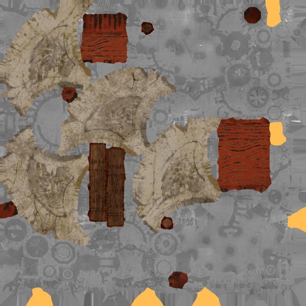 Axe - Game weapon Low-poly 3D model_3