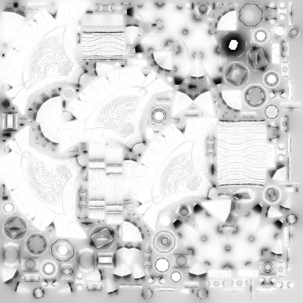 Axe - Game weapon Low-poly 3D model_1