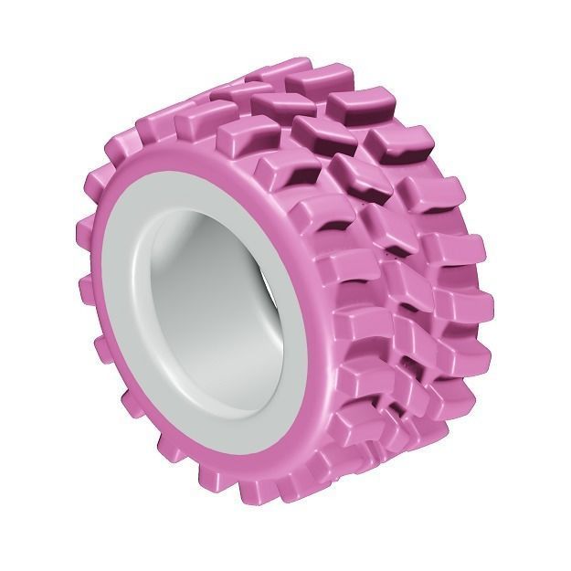Baby Tyre Toy 3D model_2