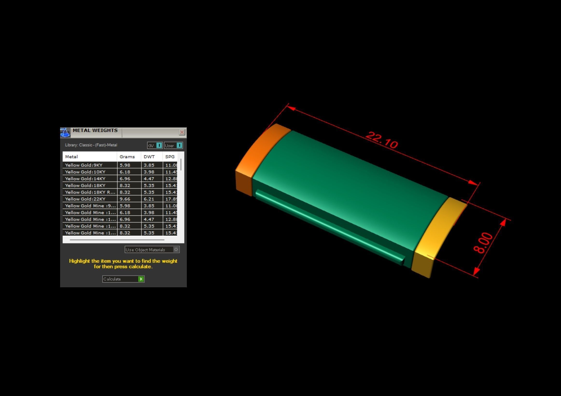 8 mm Rectangular Flip Lock Box Combination  3D Model Collection_5