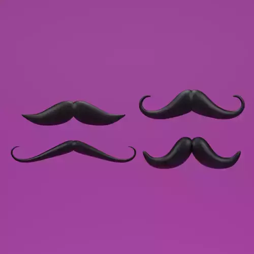Cartoon Mustache Collection
