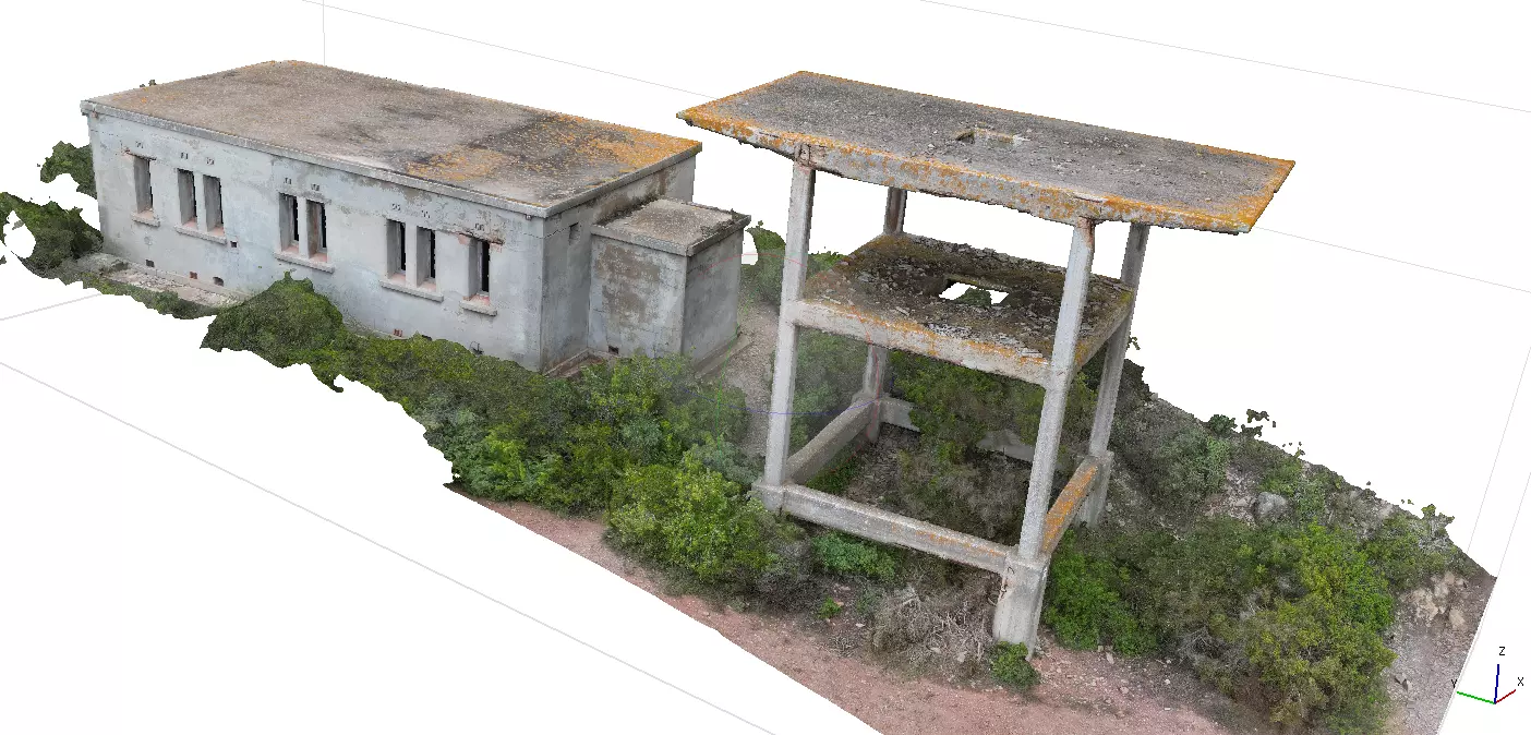 old whaling lookout 3D model_0
