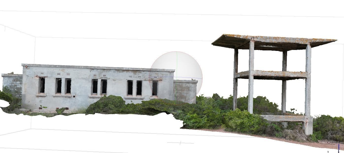 old whaling lookout 3D model_1