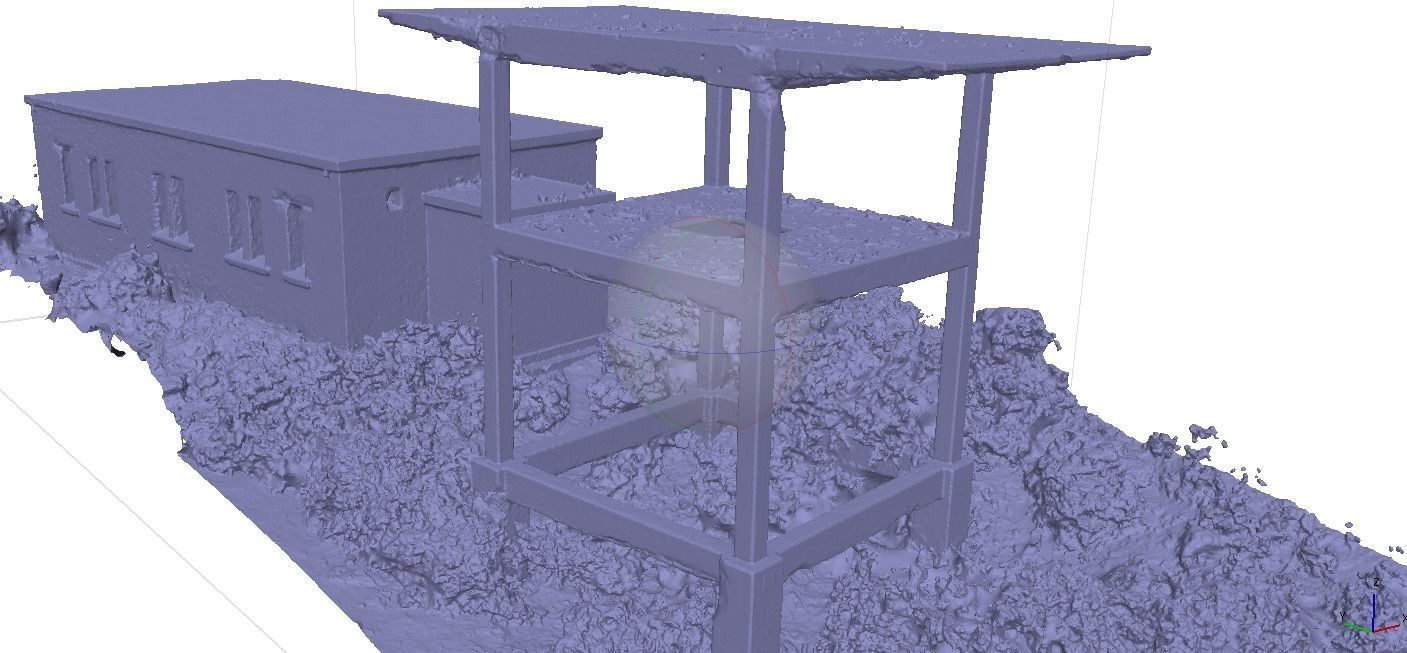 old whaling lookout 3D model_4