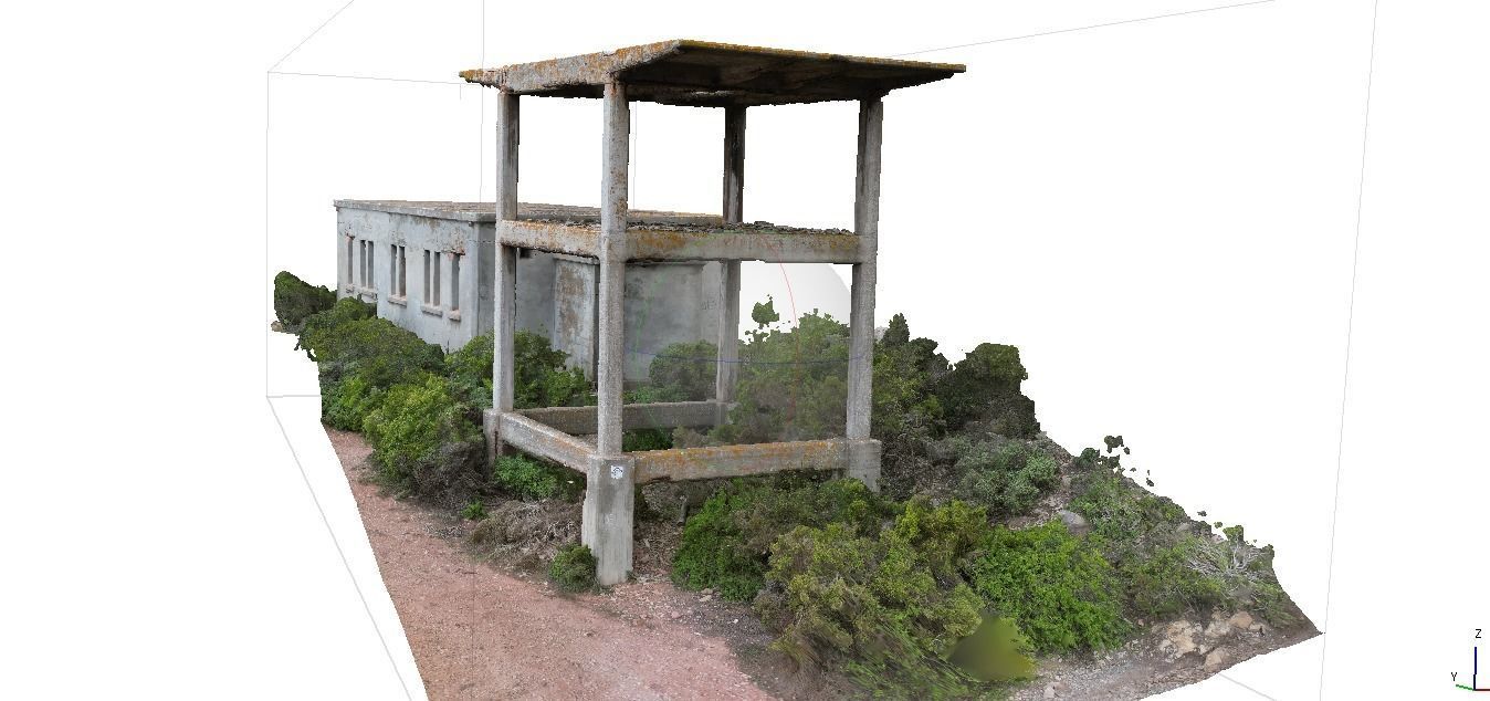 old whaling lookout 3D model_3