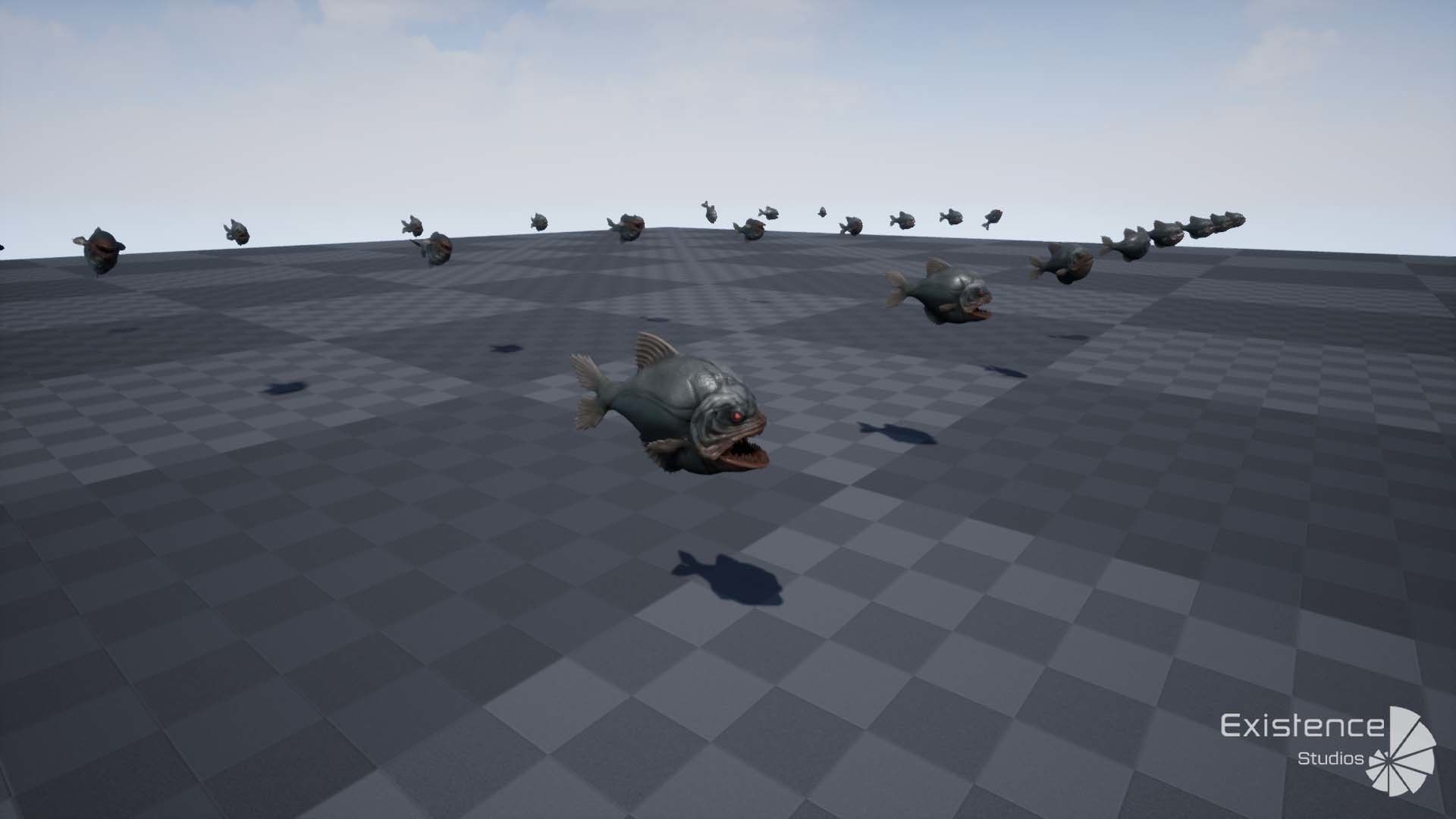 The Piranha Fish - Ocean predator - Pirana 3d model - 10 Low-poly 3D model_23