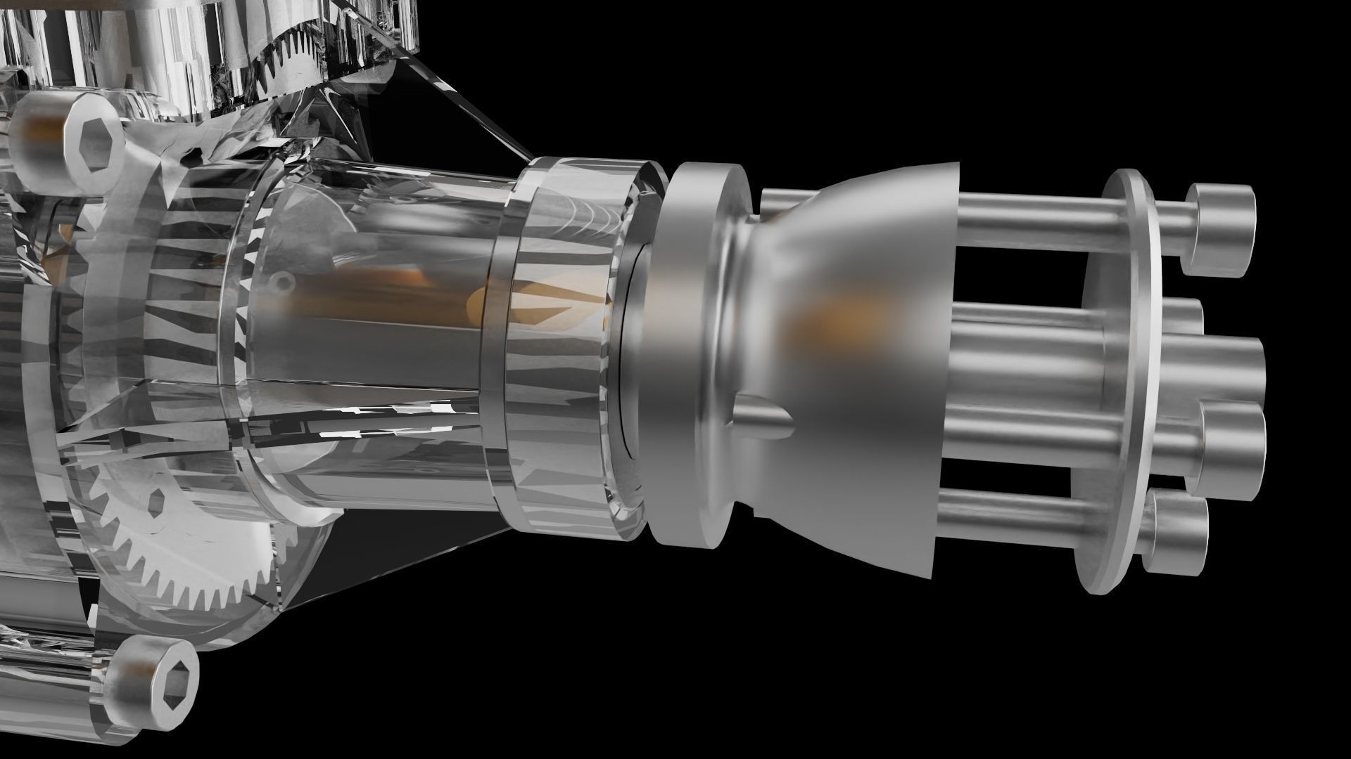 Model aircraft engine RS55 3D model | CGTrader