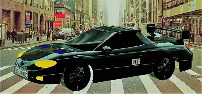 Mitsubishi 3000gt 98 Free 3D model