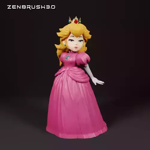 PEACH - Super Mario  BROS  3D Printing 3D print model