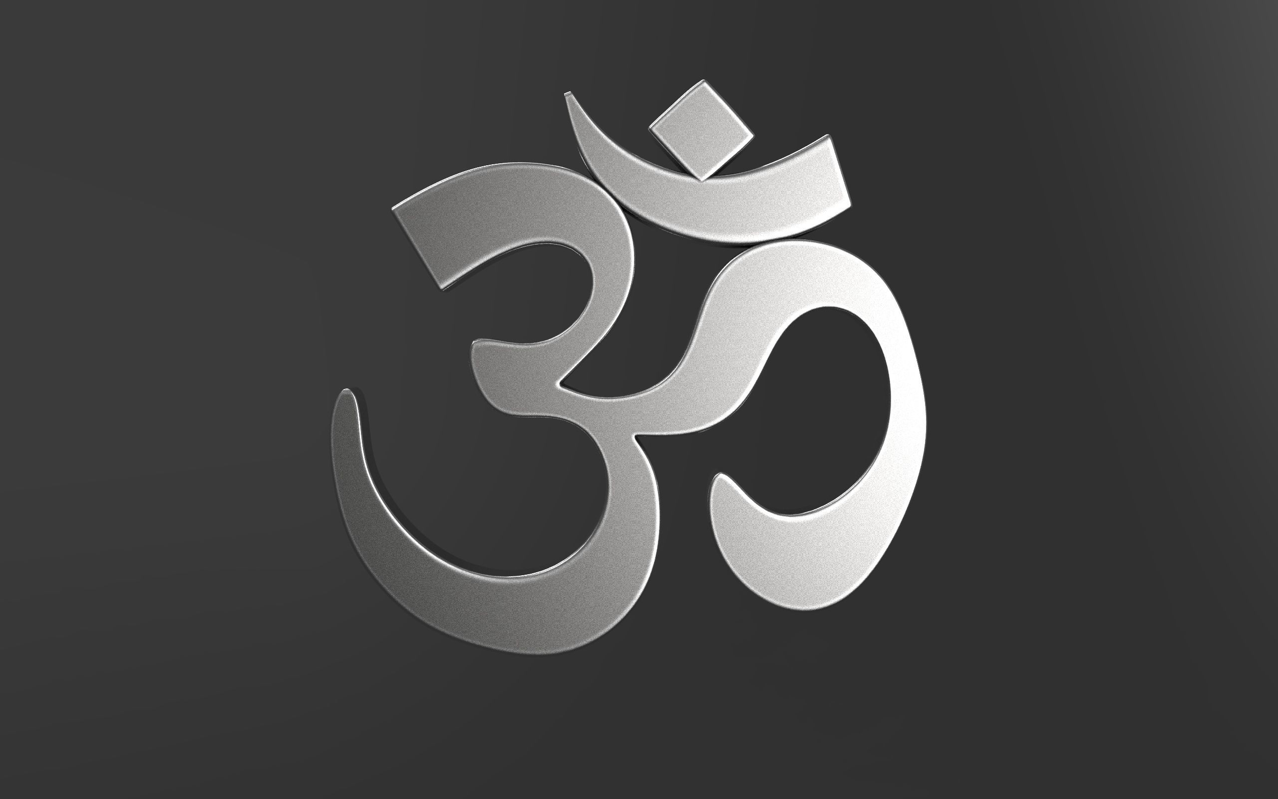 3 om pendant 3D print model_2