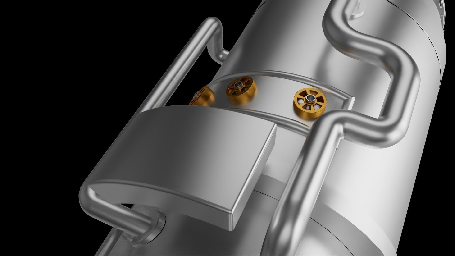 Aircraft turbine engine 3D print model_2