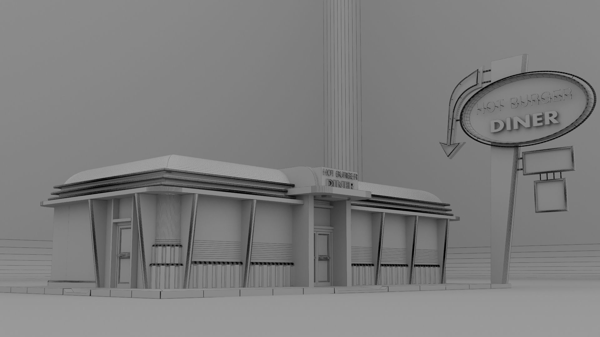 DINER 3D model_10