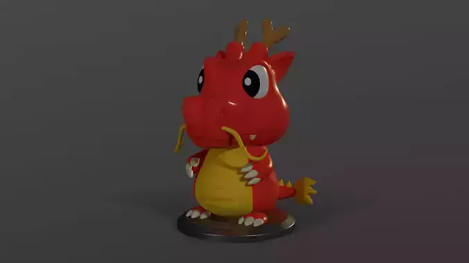 Japanese Dragon Minature 3D print model