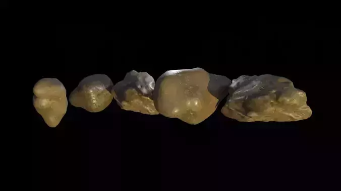 ROCKS Low-poly 3D model Texture