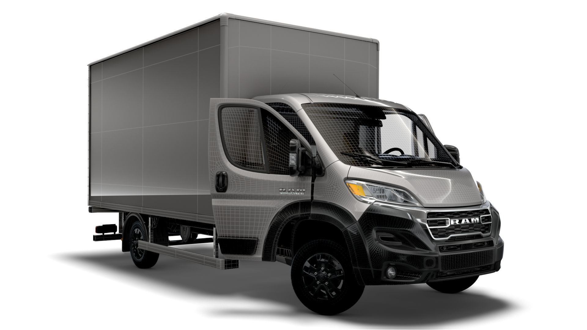 RAM Promaster Box HQInterior 4300WB 2023 3D model_12