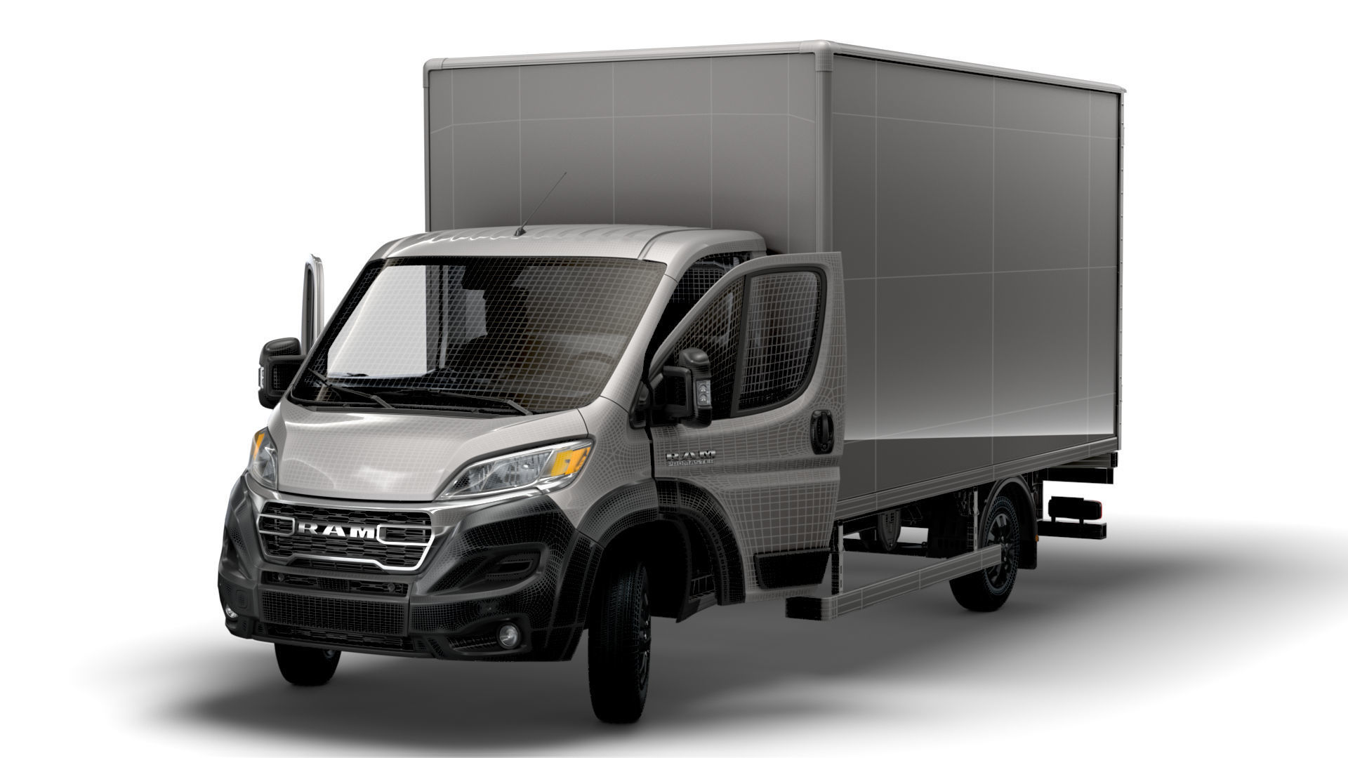 RAM Promaster Box HQInterior 4300WB 2023 3D model_20