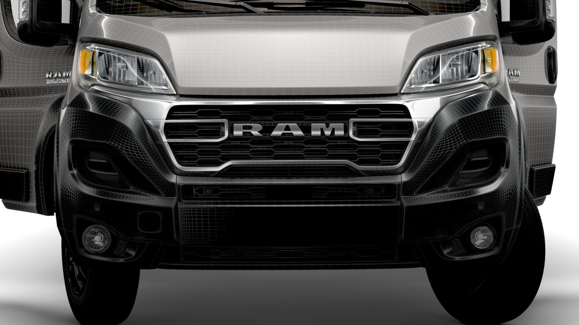 RAM Promaster Box HQInterior 4300WB 2023 3D model_19