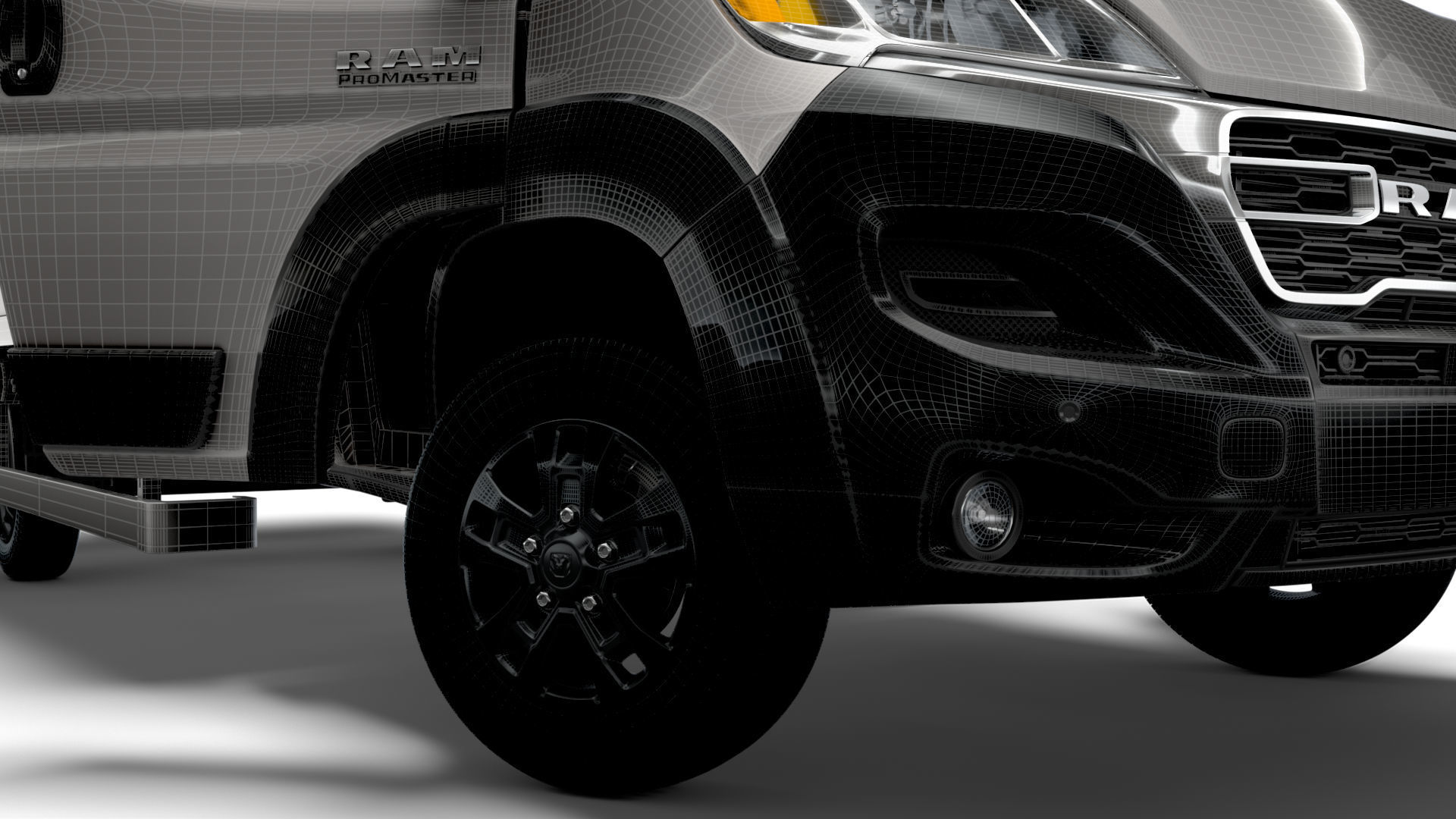 RAM Promaster Box HQInterior 4300WB 2023 3D model_17