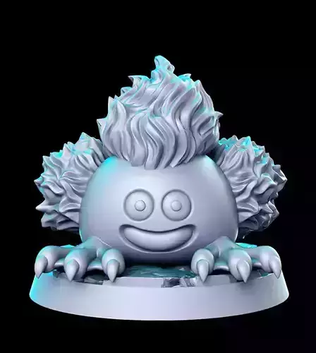 Wild Slime Dragon Quest Akira Toriyama 32mm Pre-supported
