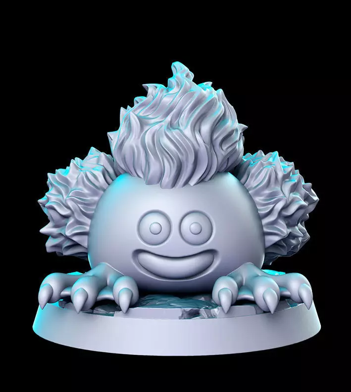 Wild Slime Dragon Quest Akira Toriyama 32mm Pre-supported 3D print model