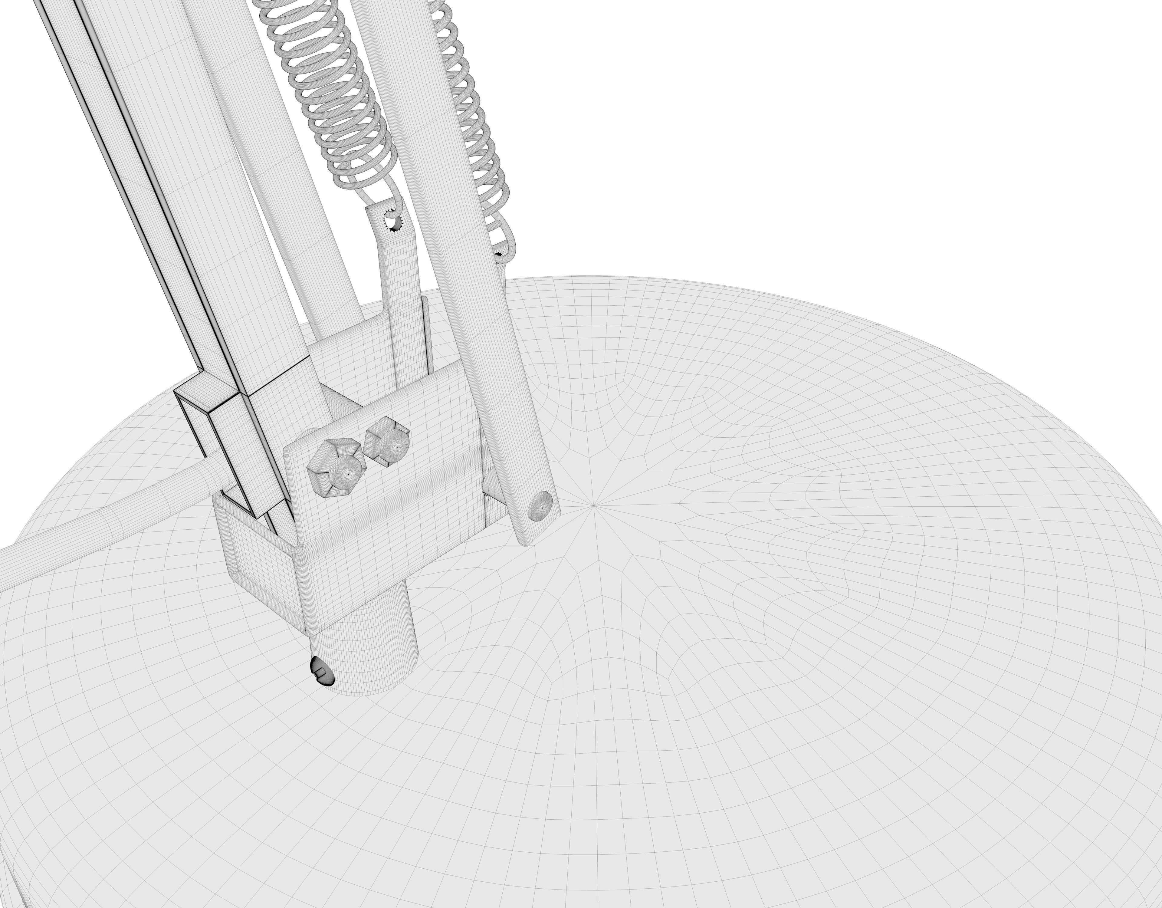 Desk lamp 3D model_3