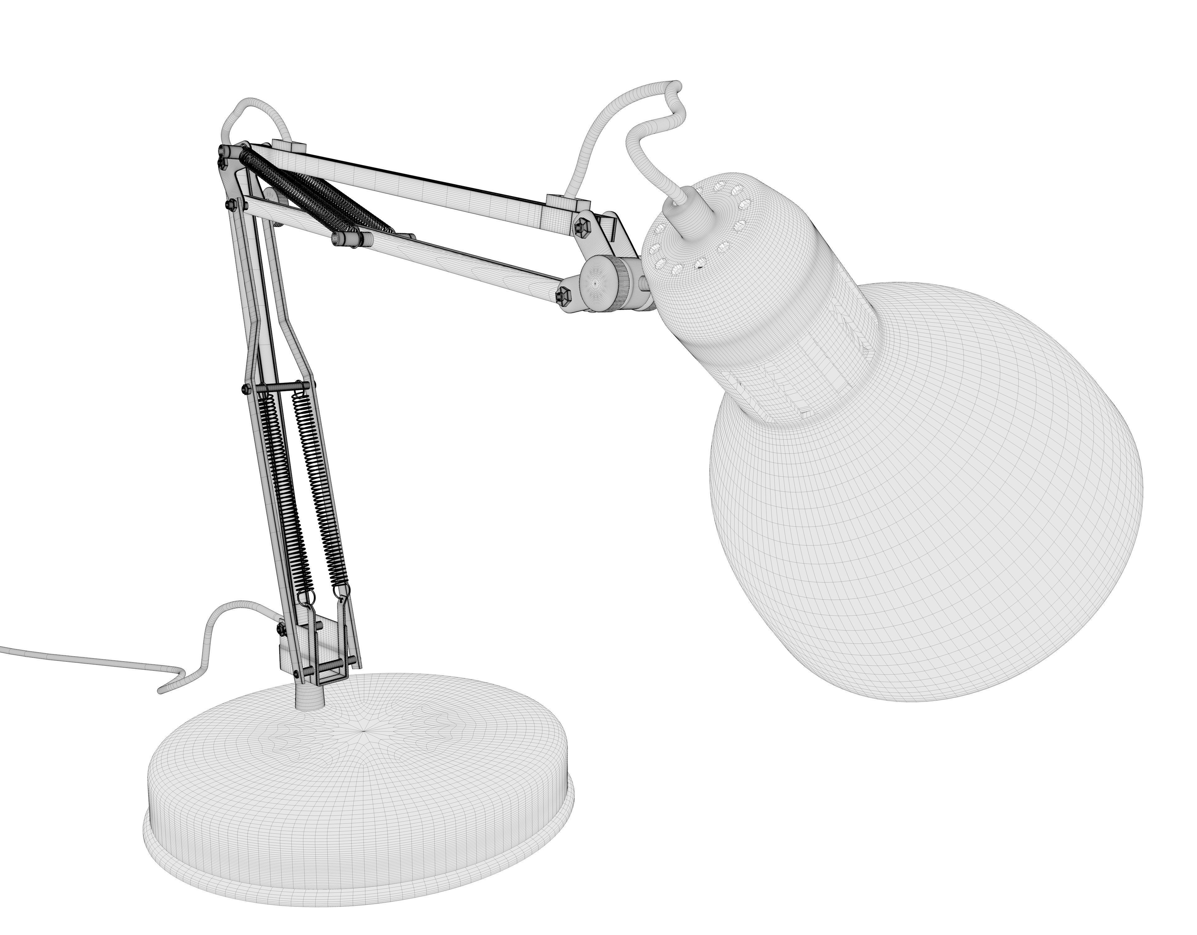 Desk lamp 3D model_2