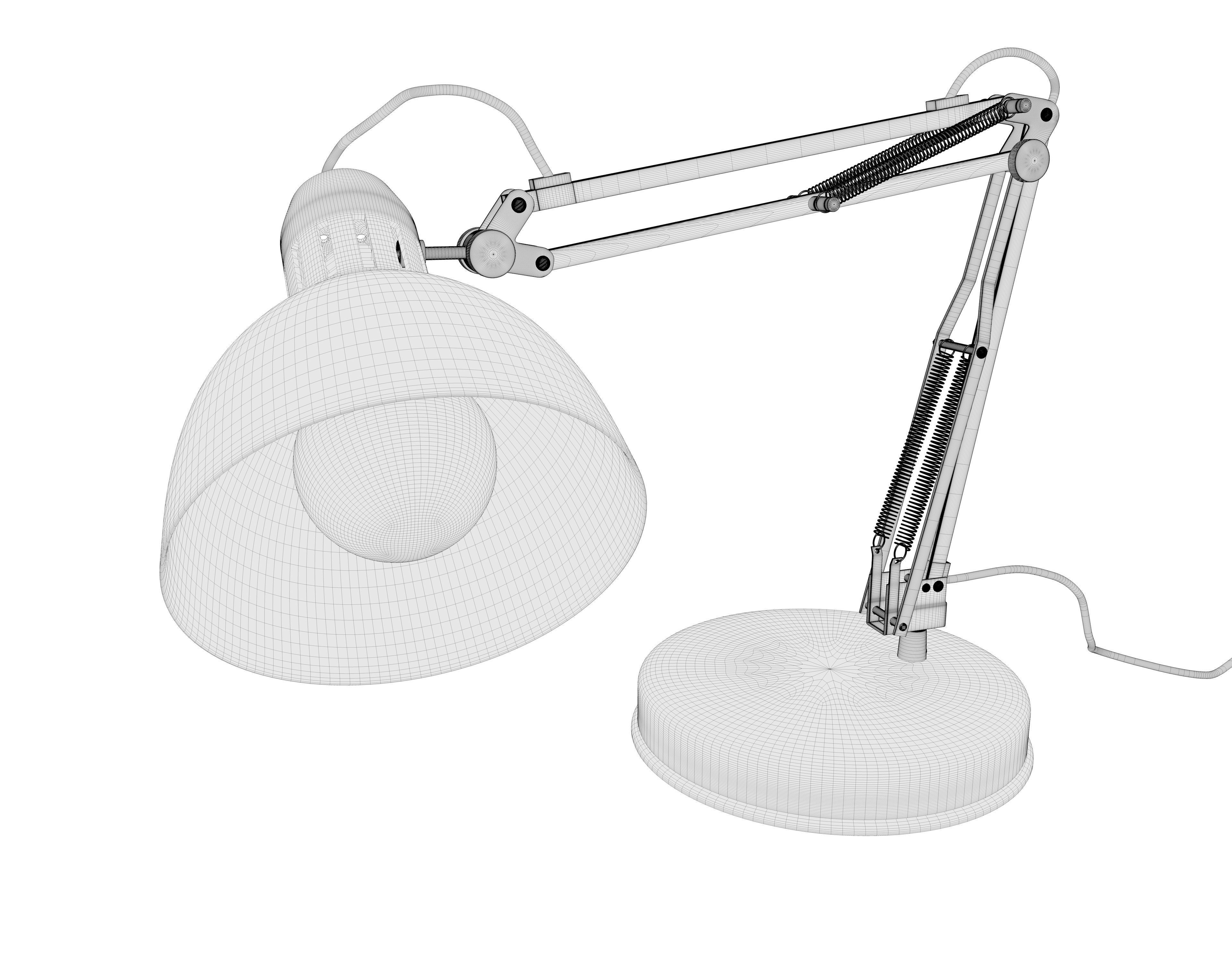 Desk lamp 3D model_1