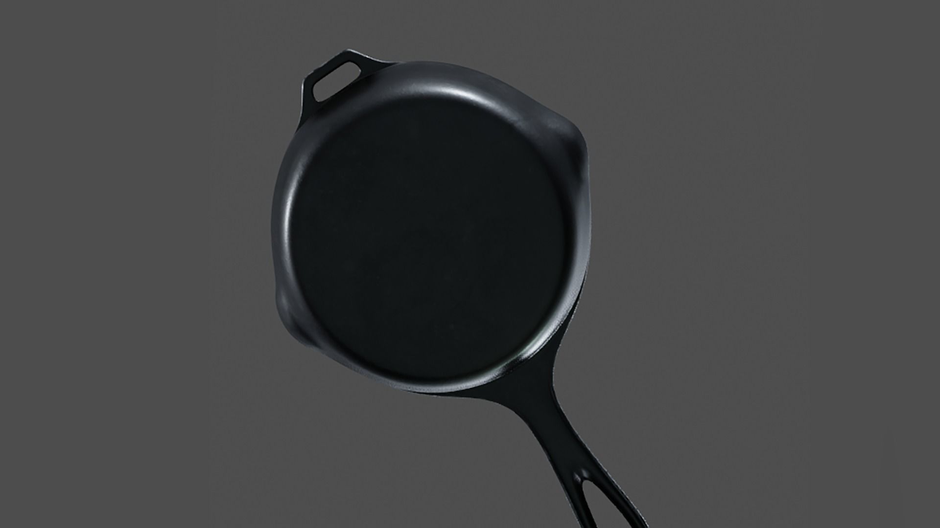 Fried egg Low-poly 3D model_3