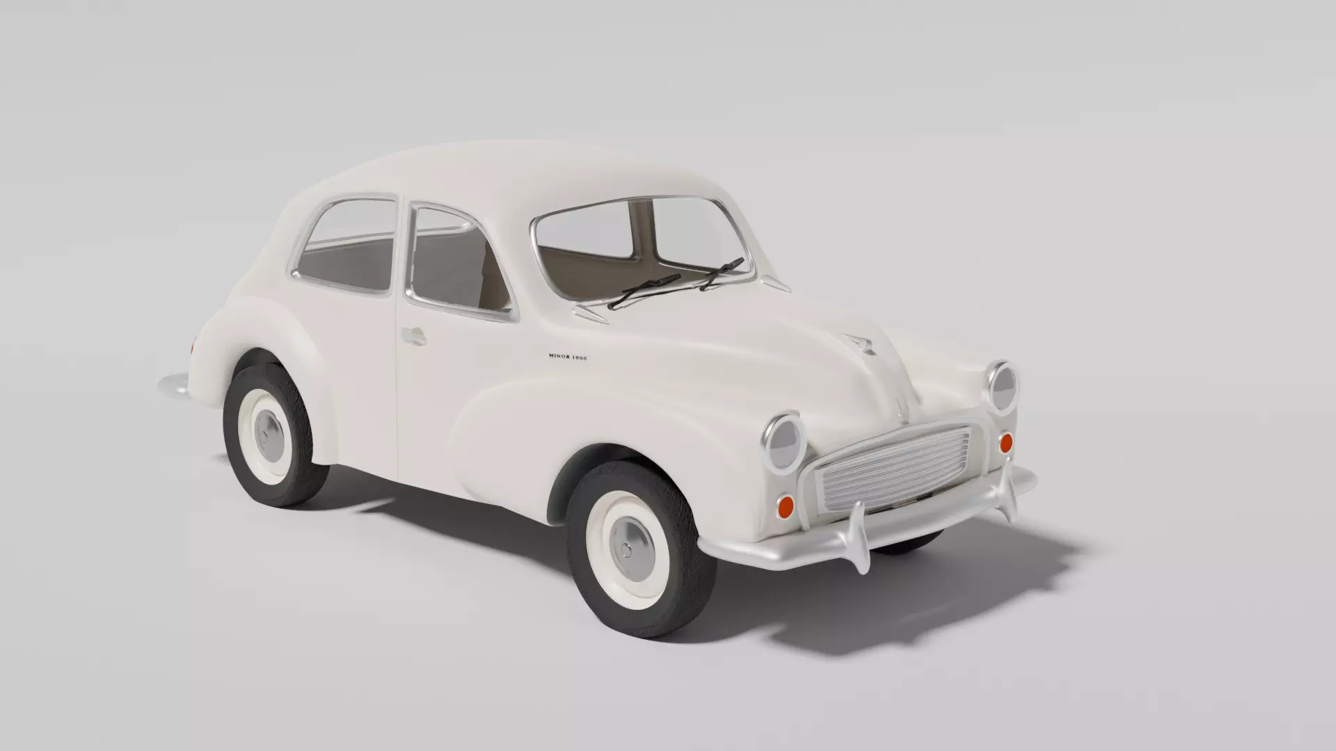 Morris Minor 1000 Free 3D model_0