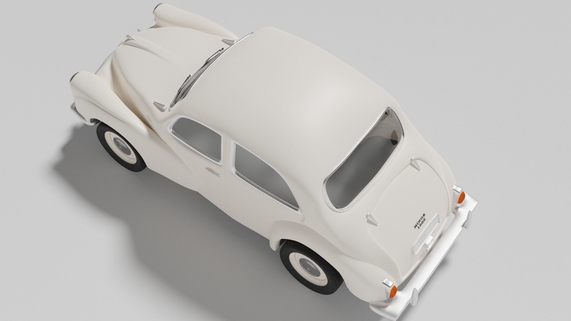 Morris Minor 1000 Free 3D model_3