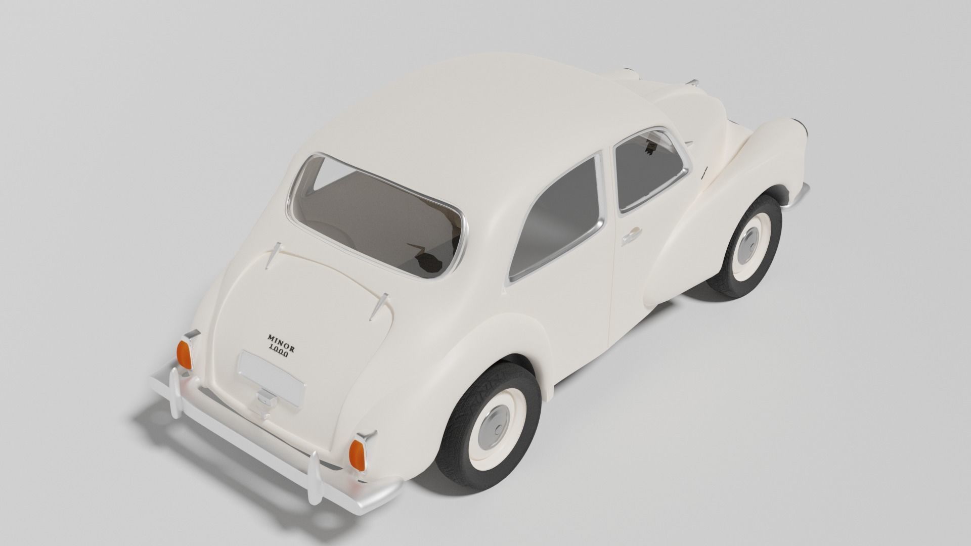 Morris Minor 1000 Free 3D model_1