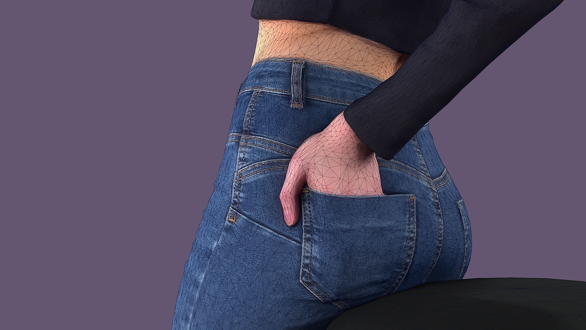 Buttoned Elegance Chit-Chat Chic 3D model_14