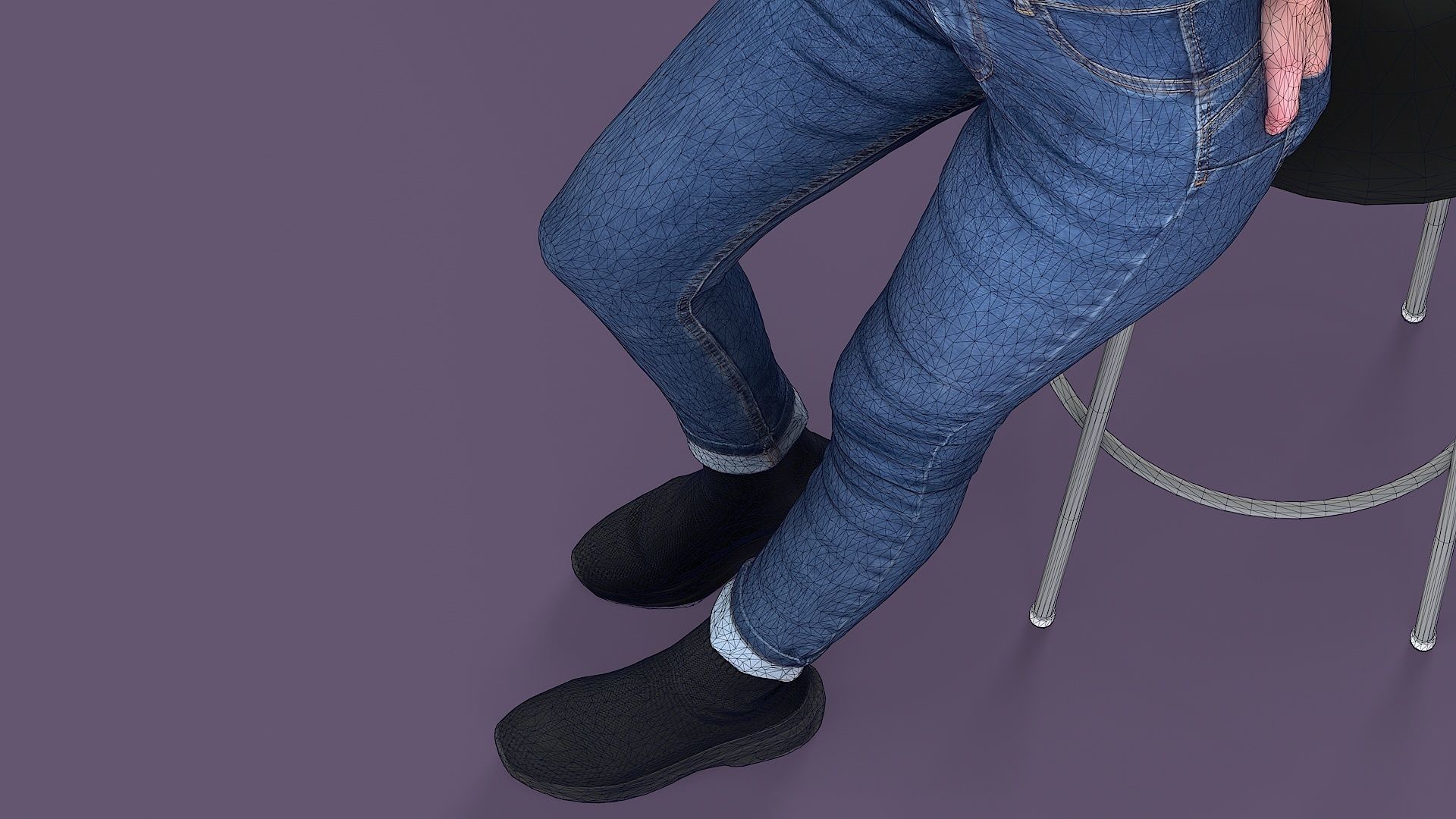 Buttoned Elegance Chit-Chat Chic 3D model_16