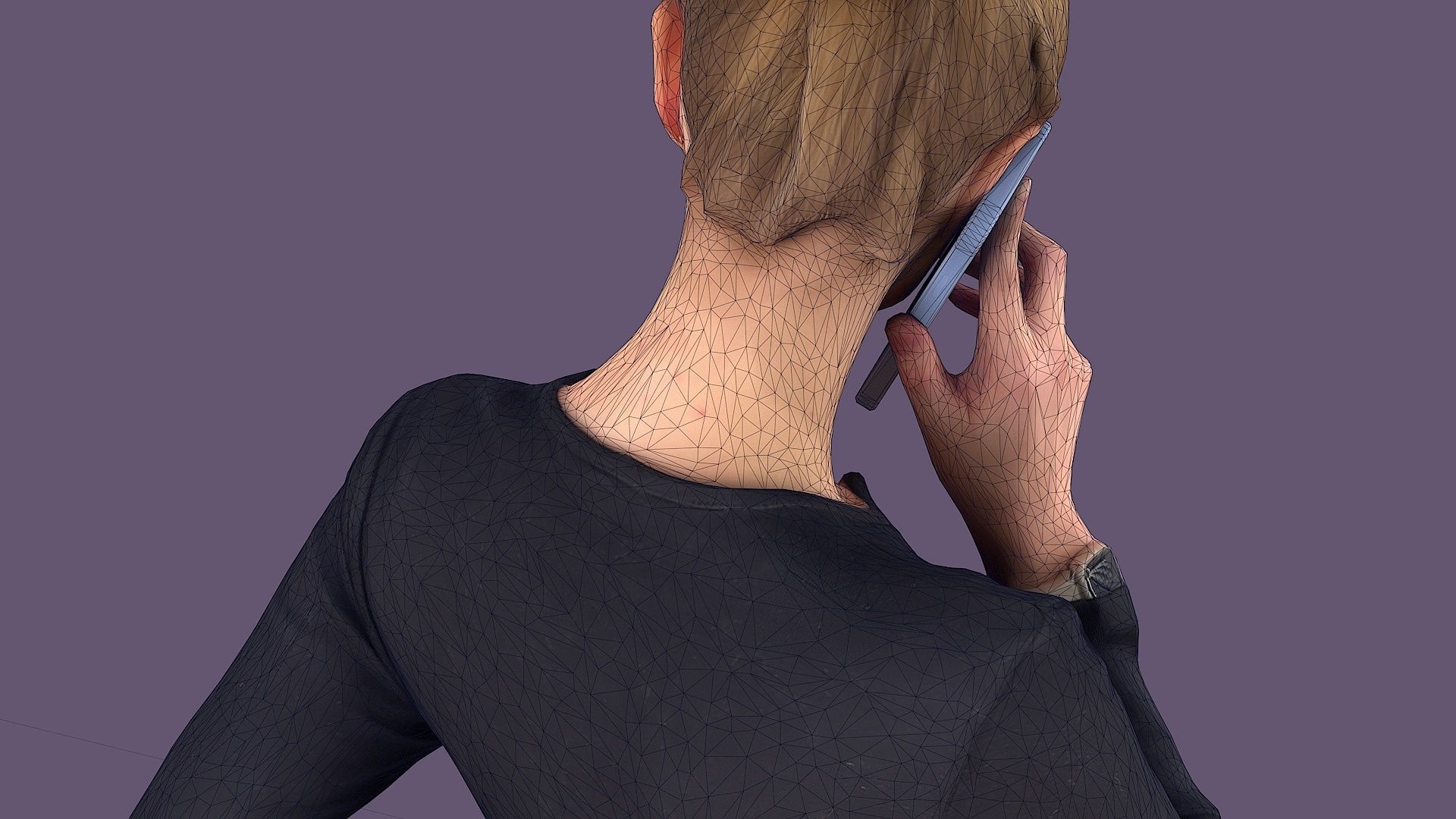 Buttoned Elegance Chit-Chat Chic 3D model_10