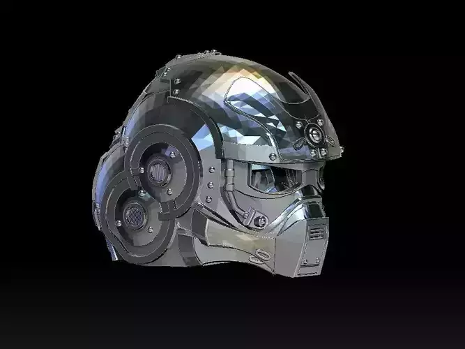 gears of war carmine helmet wearable