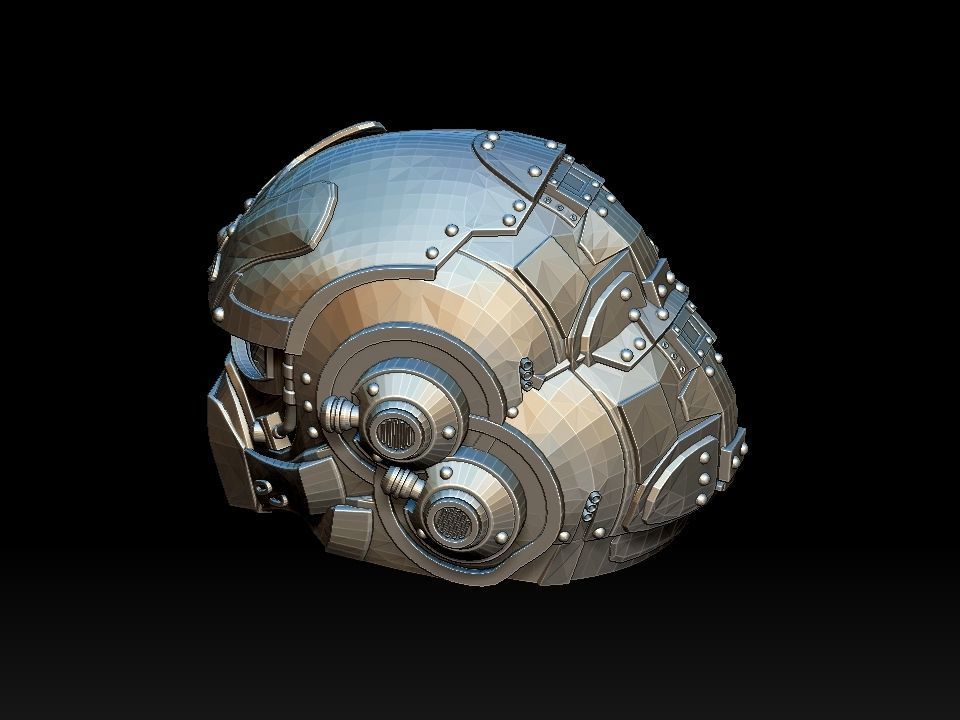 gears of war carmine helmet wearable 3D model_4