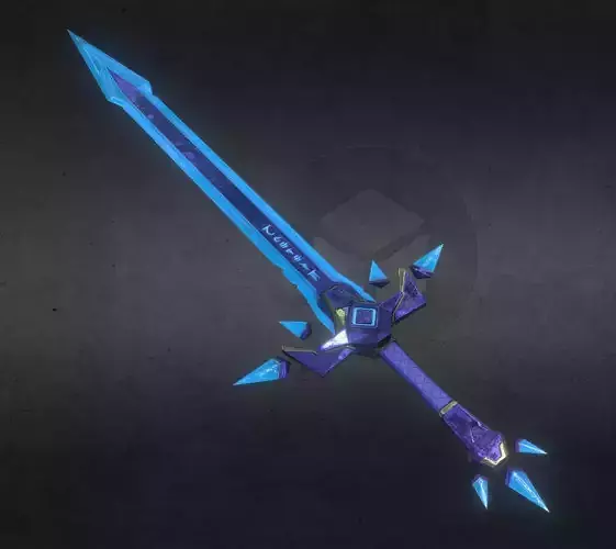 Crystal Sword FBX - 2048px