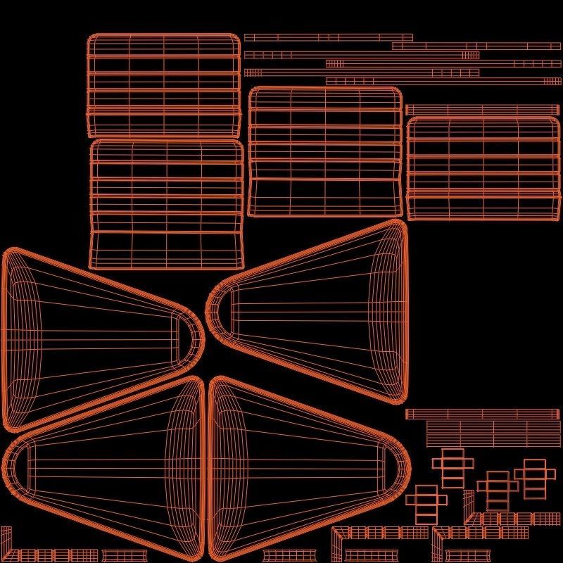 Kid Step Children Room Playing Room Equipment 3D model_21