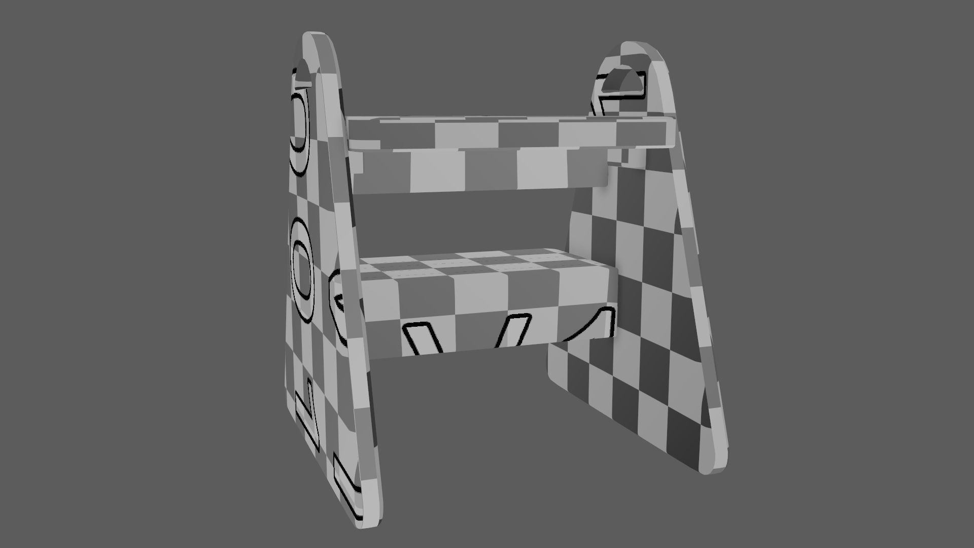 Kid Step Children Room Playing Room Equipment 3D model_17