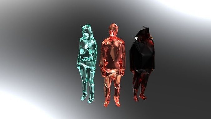 High Poly Human - SubD Model Free low-poly 3D model