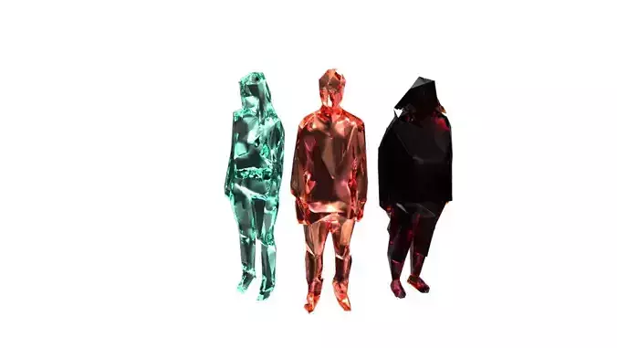 High Poly Human - SubD Model Free low-poly 3D model