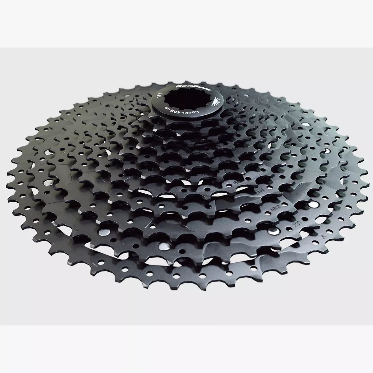 MTB Cassette black Low-poly 3D model_0
