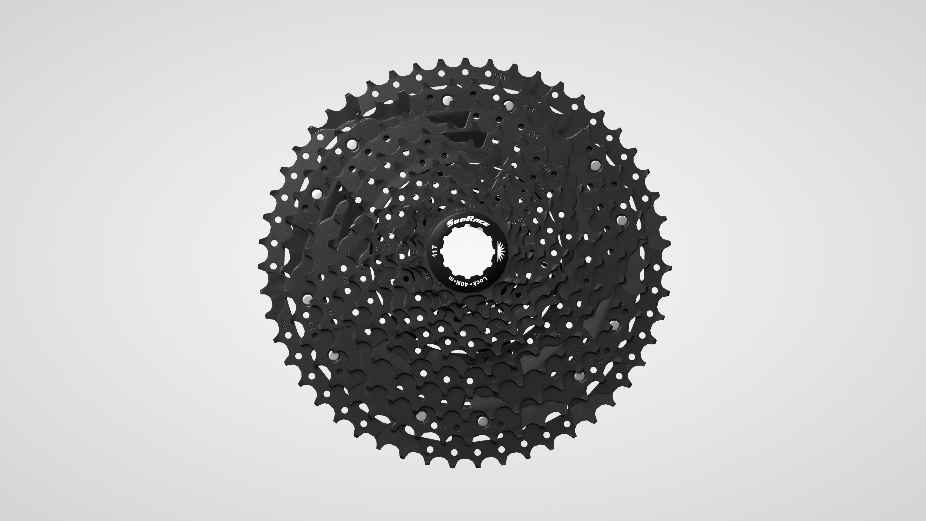 MTB Cassette black Low-poly 3D model_2