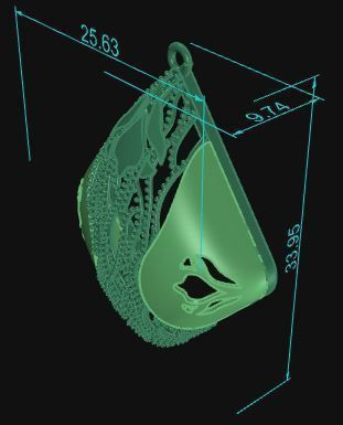 Pendant 427 3D print model_10