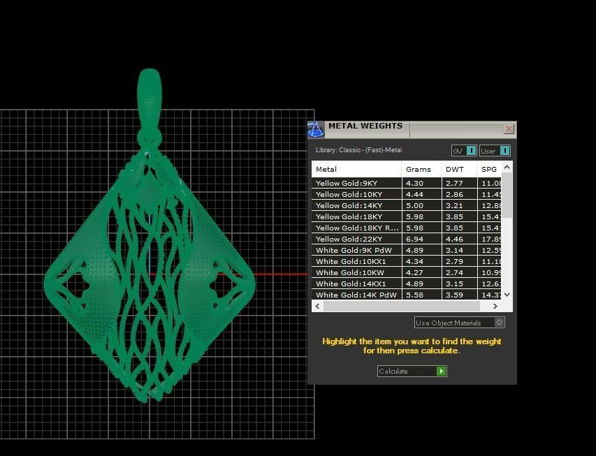 Pendant 427 3D print model_7