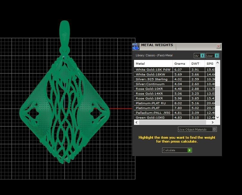 Pendant 427 3D print model_8